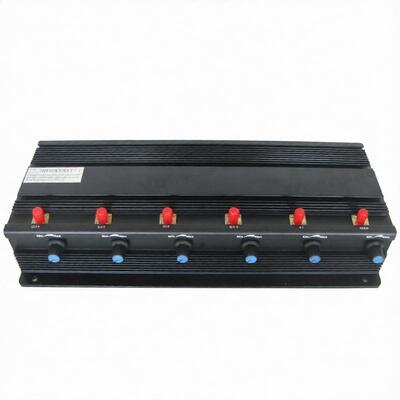 comprare Operazione sicura su misura rf regolabile di frequenza dell'emittente di disturbo 6 del segnale del telefono cellulare di potere online manufacture