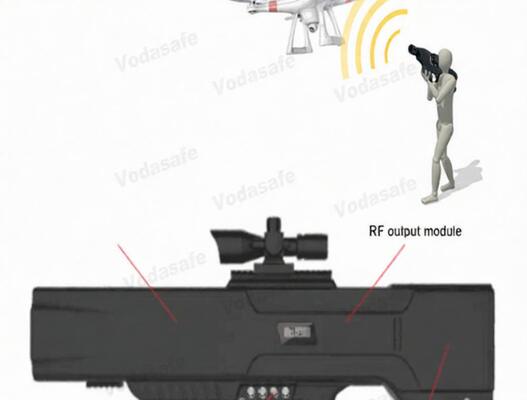 comprare grande emittente di disturbo del fuco rf di copertura di 1500m, emittente di disturbo direzionale del fuco impermeabile online manufacture