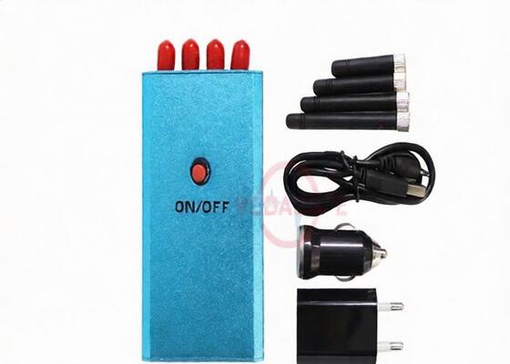 comprare Emittente di disturbo di frequenza del telefono cellulare di quattro antenne, emittente di disturbo del telefono cellulare efficace fino ai 10m online manufacture