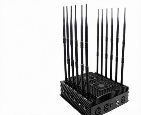 comprare bande stazionarie X12Pro dell'emittente di disturbo del segnale di alto potere 93W 12 che proteggono raggio 80 metri online manufacture