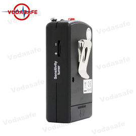 Black Color Wireless Camera RF Detector , Hidden Camera Detector Silent Detection