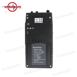 Superior Sensitivity RF Bug Detector , Cell Phone Signal Detector Asoustic Display